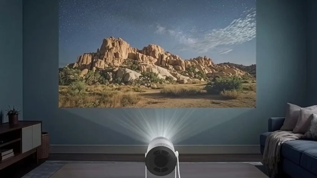 Meet The Freestyle+ Samsung’s Go-Anywhere Projector