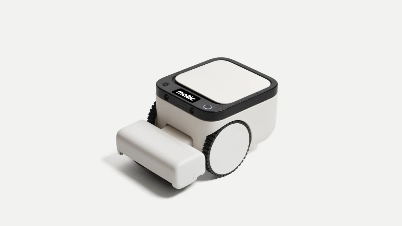 Matic robot vacuum and mop shown on a plain white background
